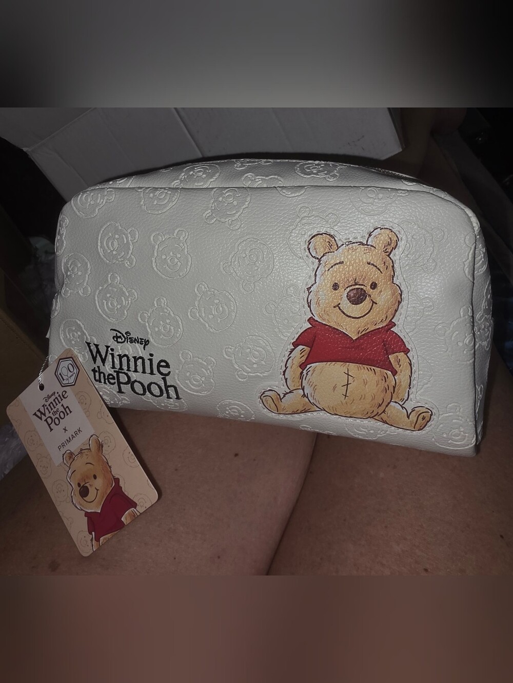 Disney Winnie the Pooh x Primark Debossed Makeup Bag - NWT
